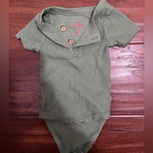 Olive newborn onesie